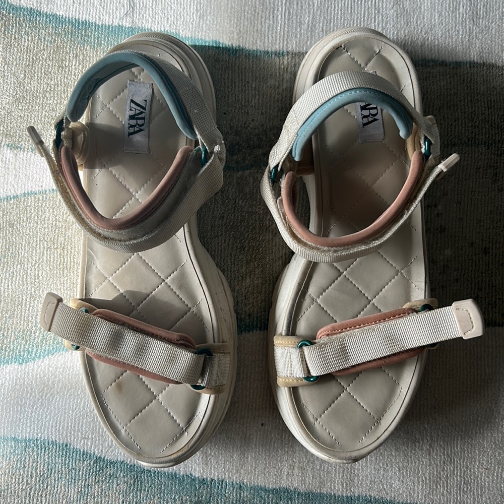 Zara platform sandal